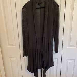 Torrid gray knit cardigan